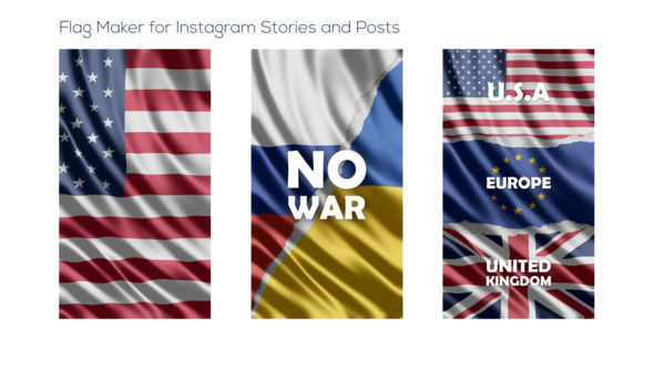Flag Maker for Instagram Stories and Posts