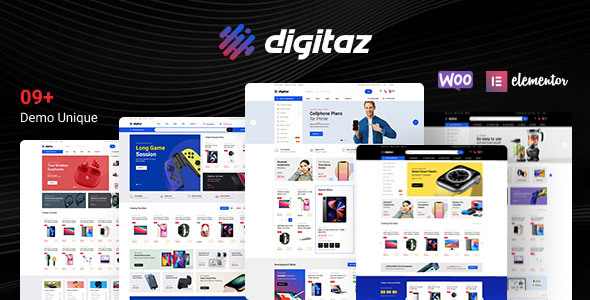 Digitaz – Electronics Elementor WooCommerce Theme