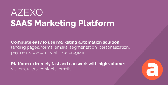 AZEXO - SAAS Marketing Platform