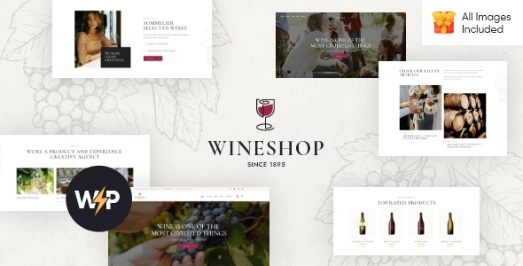 WineShop - Food & Wine Online Delivery Store WordPress Theme