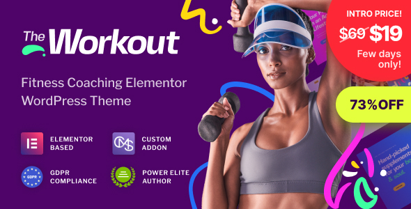The Workout - Trainer Fitness WordPress Theme