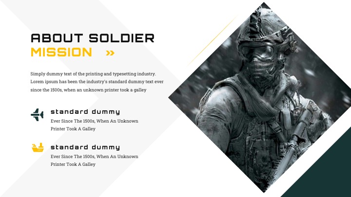 Infantry - Military Powerpoint Presentation Template, Presentation ...