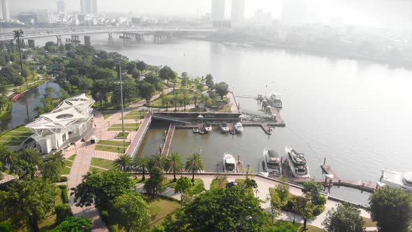 Vinhomes Central Park Marina Landmark in Ho Chi Minh City.