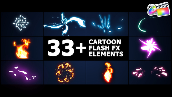 Cartoon Flash FX Elements Pack | FCPX