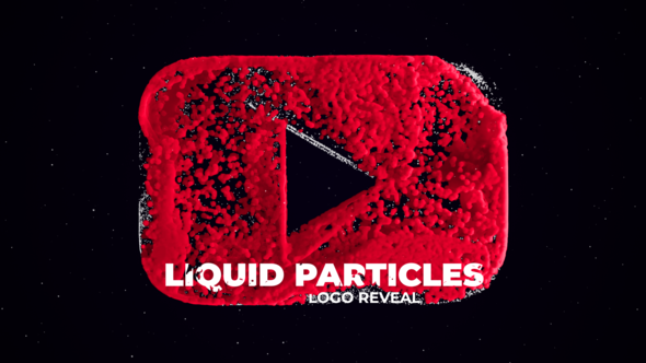 Youtube Liquid Particles Logo