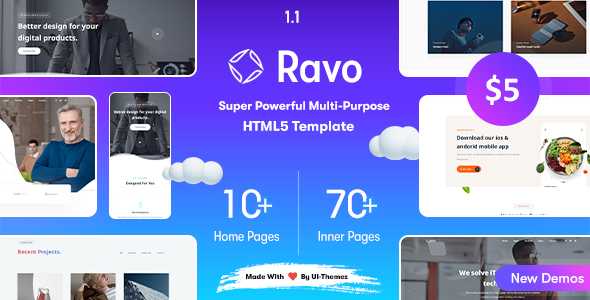 Ravo - Multipurpose HTML5 Template