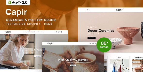Capir – Ceramics & Pottery Decor Responsive Shopify Theme