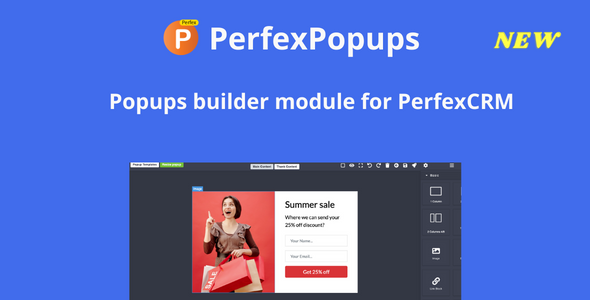 PerfexPopup - Popups builder for PerfexCRM
