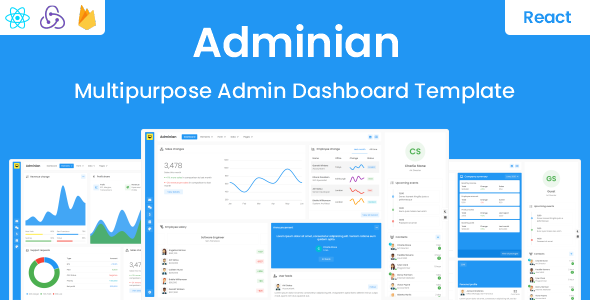 Special Adminian - React Multipurpose Admin Dashboard Template