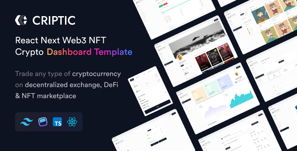 Beautiful Criptic - React Next Web3 NFT Crypto Dashboard