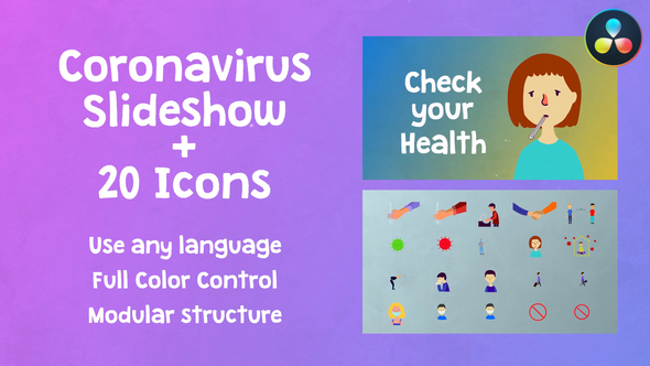 Coronavirus Slideshow | DaVinci Resolve