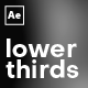 24 Lower Thirds for After Effects - VideoHive Item for Sale