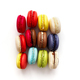 Colourful french macaroons or macaron on white background - PhotoDune Item for Sale