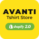 Avanti - Shopify Tshirt Store Theme