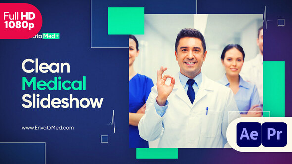 Clean Medical Slideshow || Parallax Slideshow || MOGRT