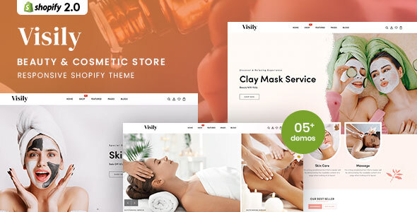 Visily – Spa & Cosmetic Beauty Responsive Shopify 2.0 Theme