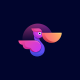 Pelican Gradient Colorful Logo Template