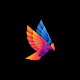Bird Gradient Colorful Logo Template