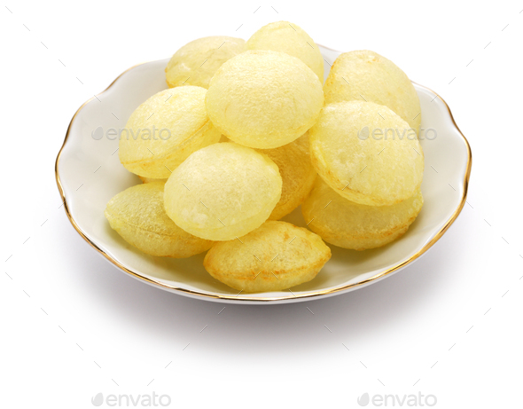 pommes soufflées, French puffed fried potatoes