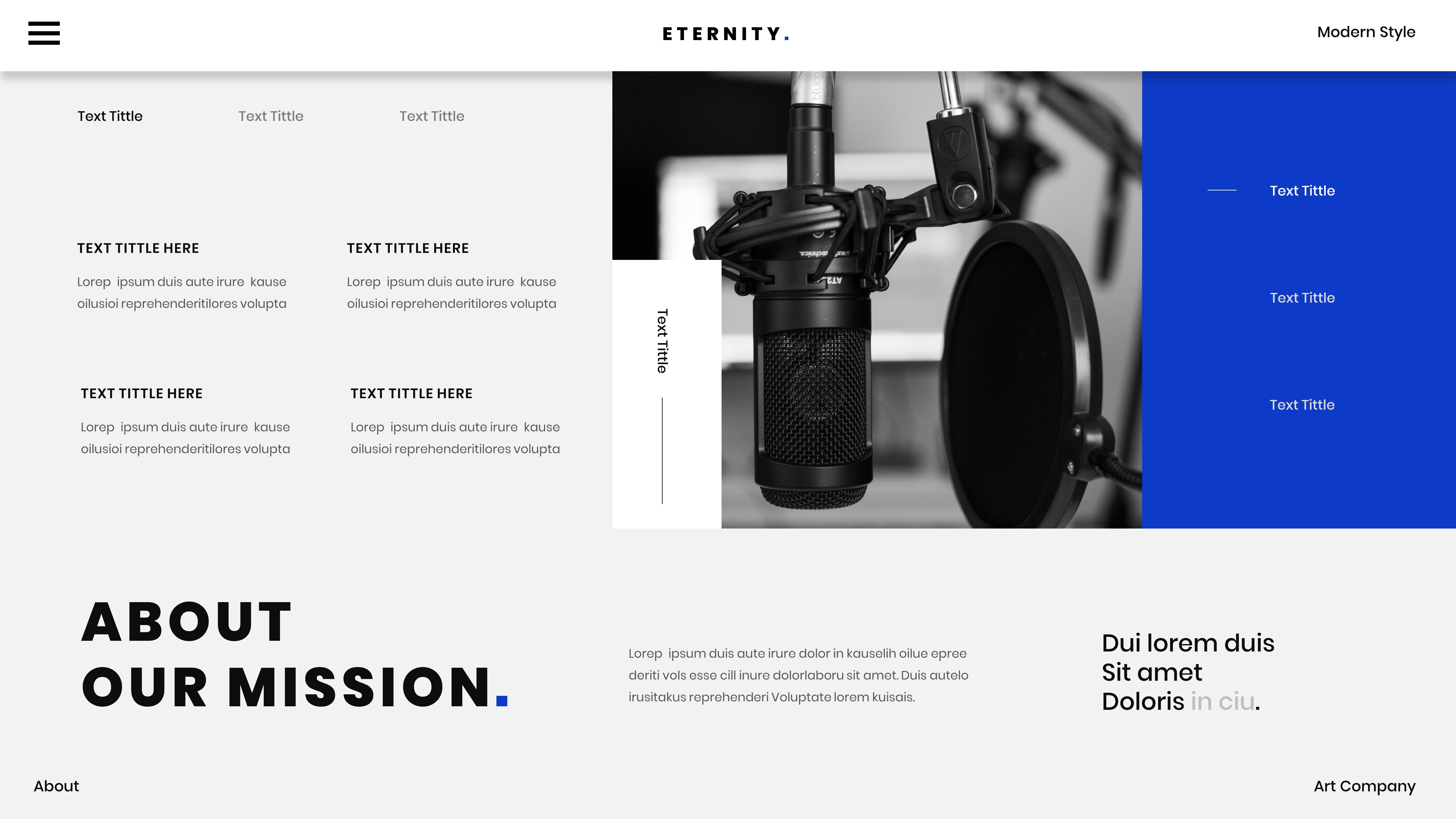 Eternity - Business Powerpoint Template, Presentation Templates 