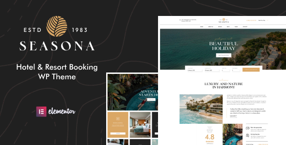 Seasona – Hotel & Resort Booking WordPress Theme