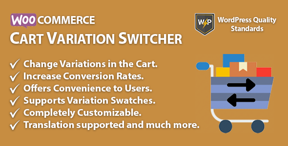WooCommerce Cart Variation Switcher | Change Variant in Cart