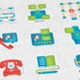 Communication Modern Flat Animated Icons - VideoHive Item for Sale