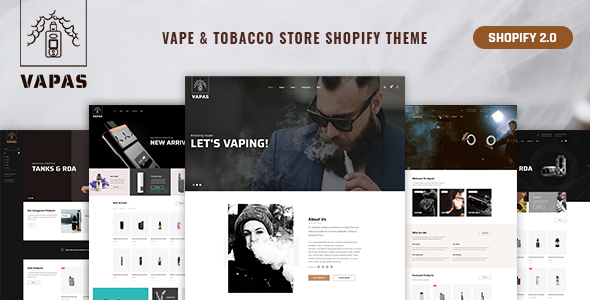 Vapas – Vape & Tobacco Store Shopify Theme