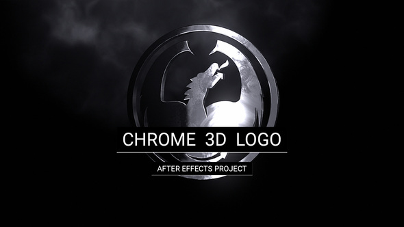 Chrome 3D Logo