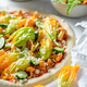 Ingredients for vegetarian pizza made of fresh and summer vegetables. - PhotoDune Item for Sale