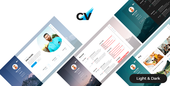 Excellent CVup - CV/Resume Template
