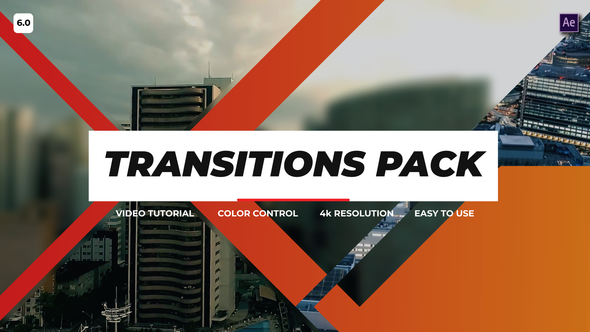 Transitions Pack 6.0 - After Effects Elements template preview