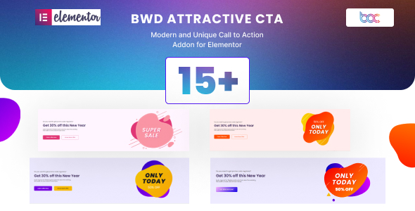 BWD Call to Action addon for elementor