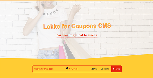 Lokko Theme for Coupons CMS