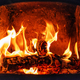 Flame of Wooden logs being burn inside stove - PhotoDune Item for Sale