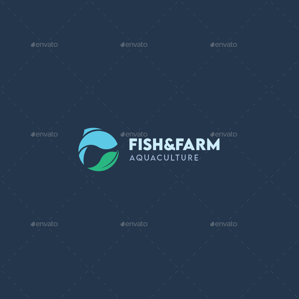 Fish & Farm Logo Template, Logo Templates GraphicRiver