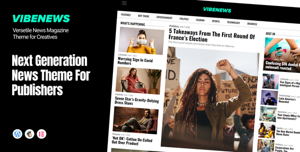 Vibenews - Digital News Magazine Theme