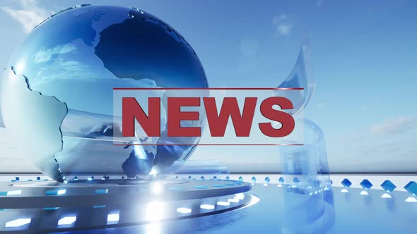 News World Map Background 4K alt