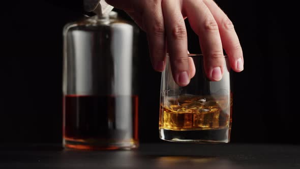 Brandy or Whiskey Closeup alt