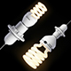 Fluorescent light bulbs E27