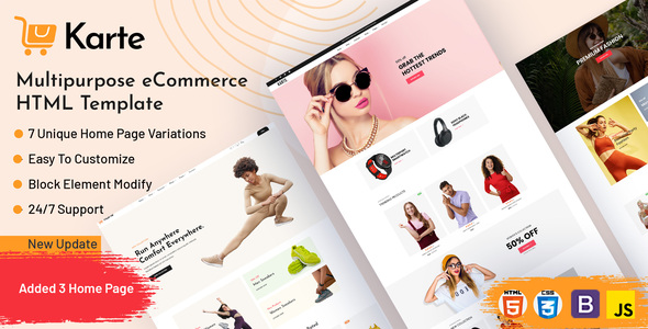 Excellent Karte - Fashion Multipurpose E-Commerce HTML Template