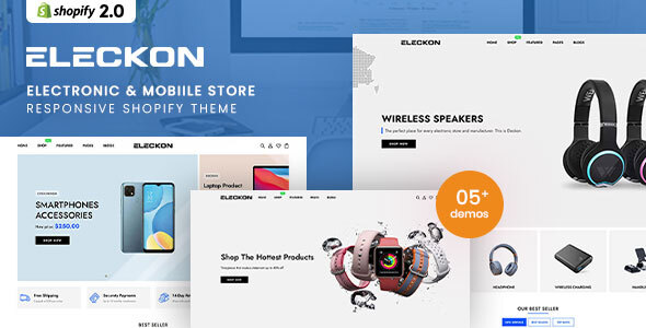 Eleckon – Electronic Store Responsive Shopify Theme