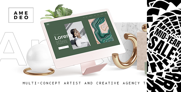 Amedeo - Multi-concept Artist and Creative Agency Theme