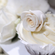 Close up of a wedding cupcake decoration, a suger rose. - PhotoDune Item for Sale