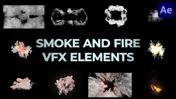 Explosions Smoke And Fire VFX Elements for After Effects