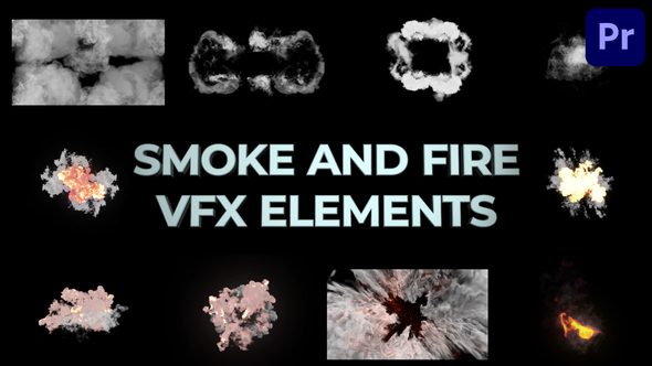 Explosions Smoke And Fire VFX Elements for Premiere Pro