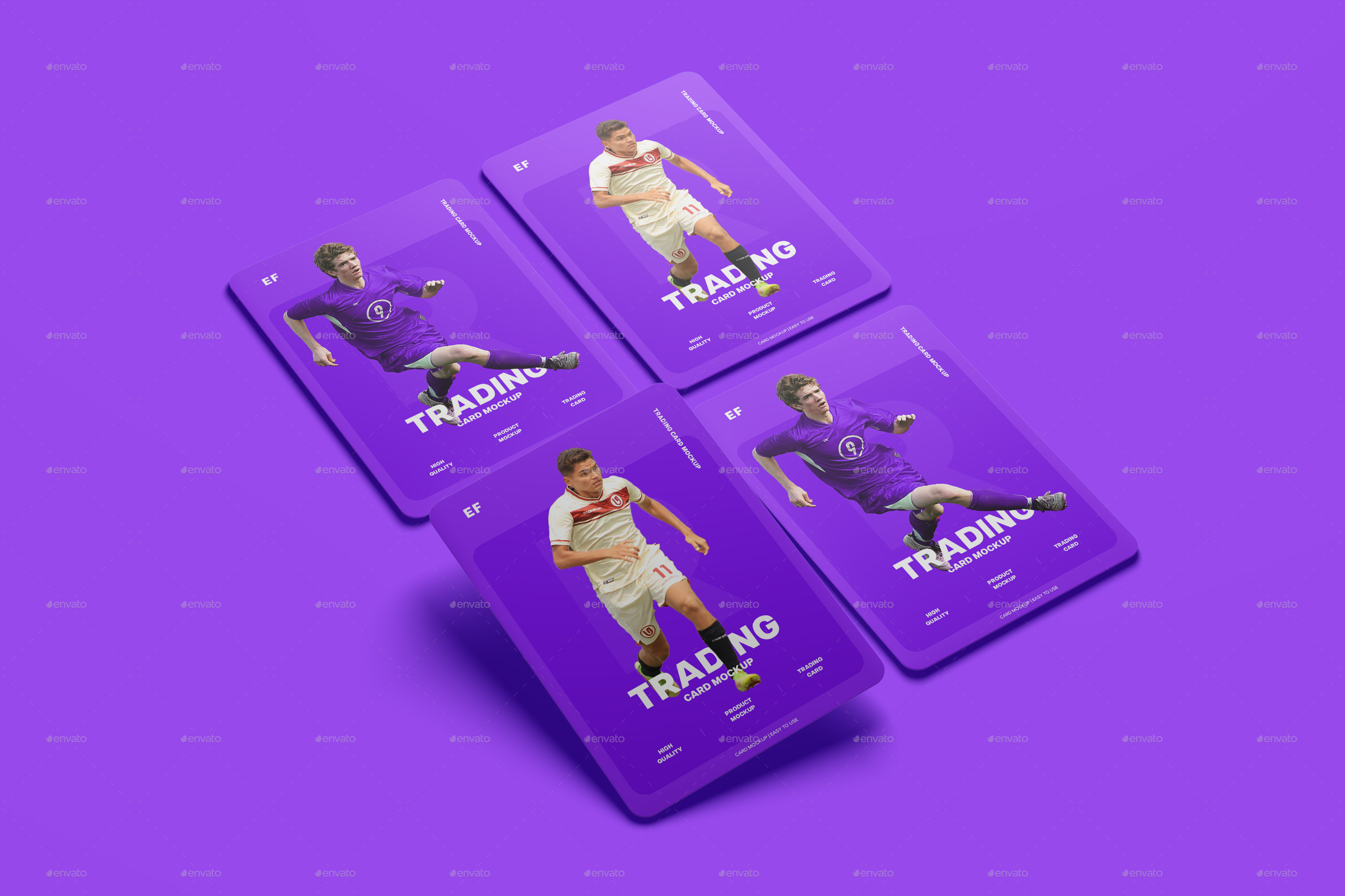 Trading Cards Mockup Set, Graphics GraphicRiver