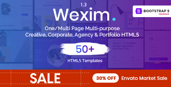 Wexim - One Page Parallax