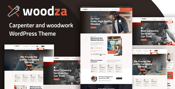 Woodza – Carpenter And Woodwork WordPress Theme