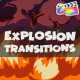 Cartoon Explosion Transitions Pack | FCPX - VideoHive Item for Sale